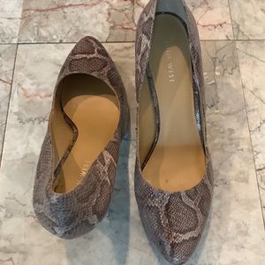 Nine West, 9.5, Cream and Cocoa